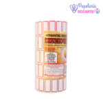 Etiqueta Fitacrel n° 6 pct c/ 5 rolos. - 2500 etiqs.
