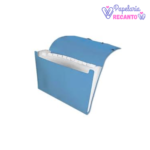 Pasta Sanfona ACP - A4 c/ 12 div. plast cores pastel. - Imagem 4