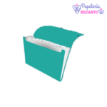 Pasta Sanfona ACP - A4 c/ 12 div. plast cores pastel. - Imagem 5